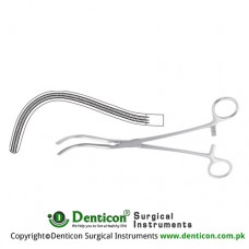 Guyon Atrauma Kidney Pedicle Clamp Curved Stainless Steel, 24 cm - 9 1/2"